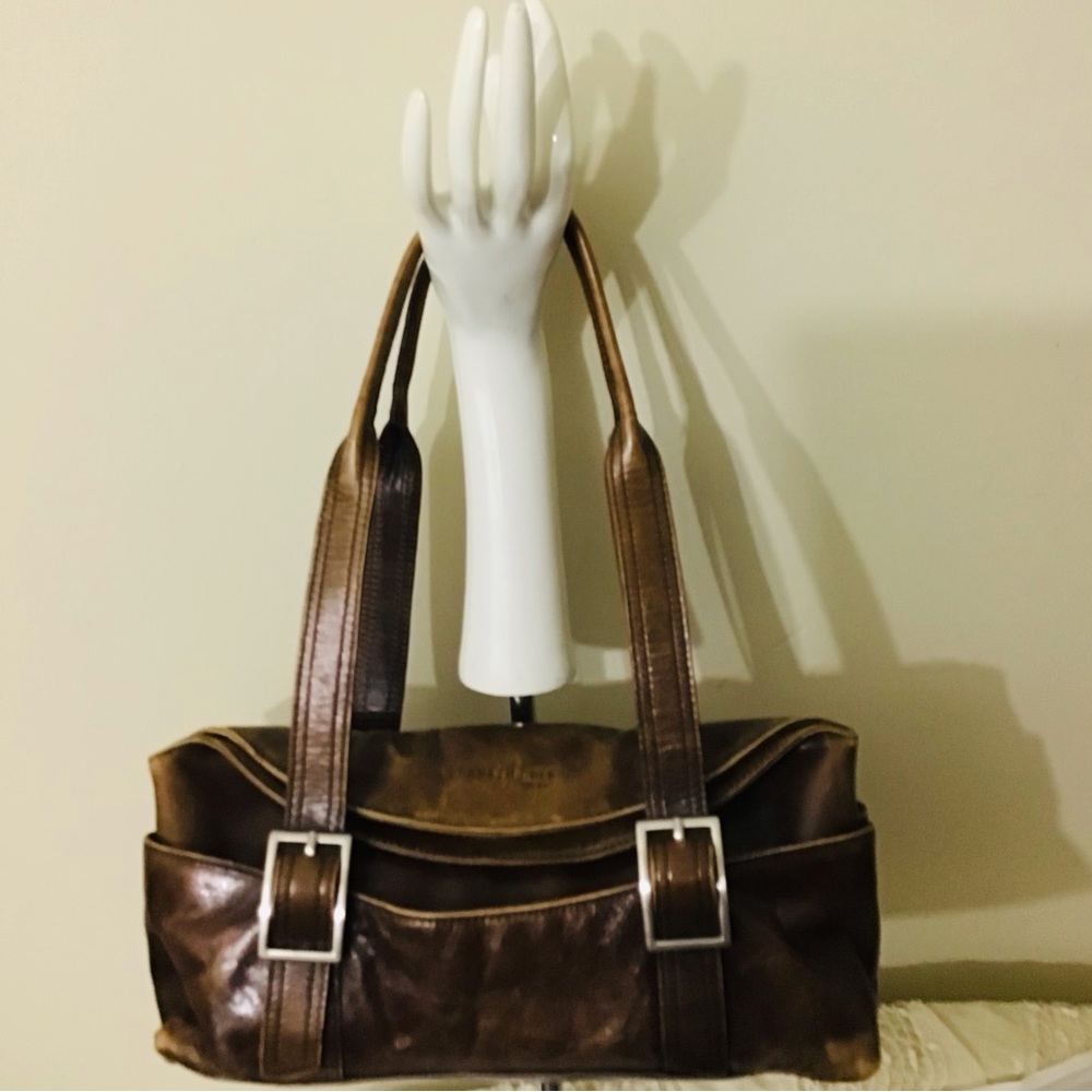 VINTAGE Kenneth Cole Baguette Satchel